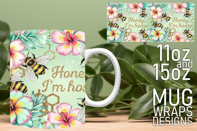 Easy to edit templates, great for mug design creativity! , Bee Sublimation HoodArtCraft 