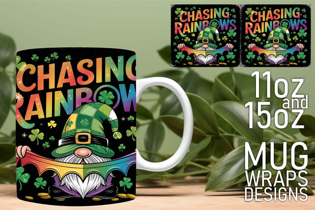 Easy to edit templates, great for mug design creativity! , St Patrick Sublimation HoodArtCraft 