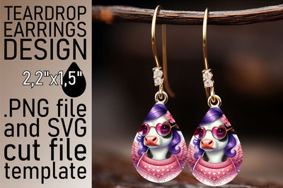Easy-to-resize PNG, perfect for earring designs! , Valentines Sublimation afrosvg 
