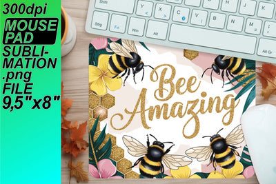 Easy-to-use mouse desk designs, perfect for any occasion! , Bee Sublimation HoodArtCraft 