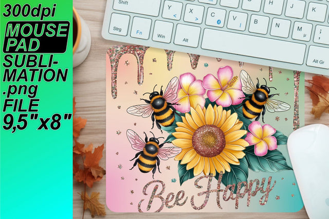 Easy-to-use mouse mat designs, perfect for your workspace! , Bee Sublimation HoodArtCraft 