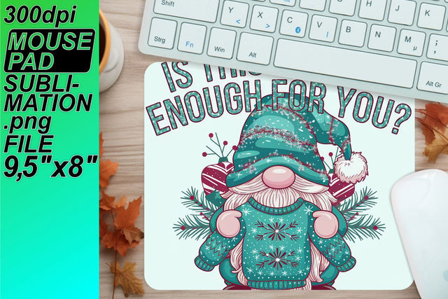 Easy-to-use mouse mat designs, perfect for your workspace! , Gnomes Sublimation HoodArtCraft 