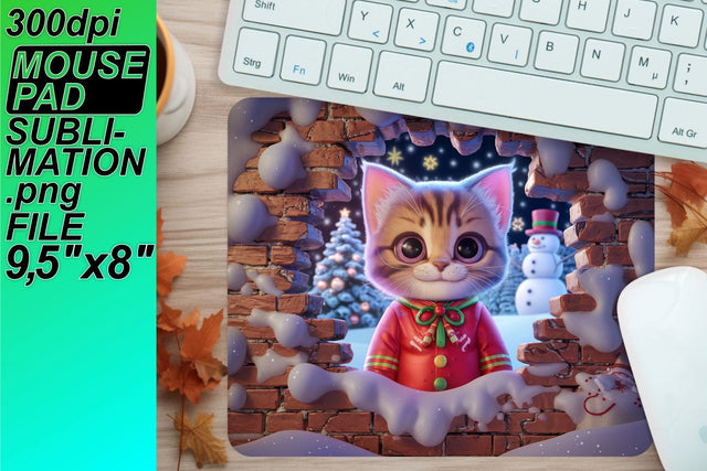 Easy-to-use mouse mat designs, perfect for your workspace! , Xmas Sublimation HoodArtCraft 