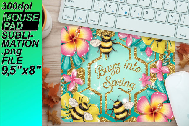 Easy-to-use mouse pad PNGs, perfect for customization! , Bee Sublimation HoodArtCraft 
