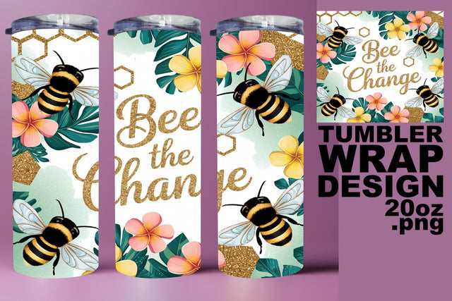 easy-to-use PNG for crafting! , Unique tumbler design, Bee Sublimation HoodArtCraft 