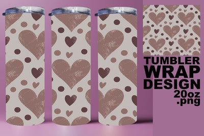 easy-to-use PNG for gifts! , Beautiful tumbler design, Heart Sublimation HoodArtCraft 