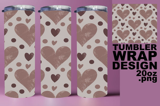 easy-to-use PNG for gifts! , Beautiful tumbler design, Heart Sublimation HoodArtCraft 