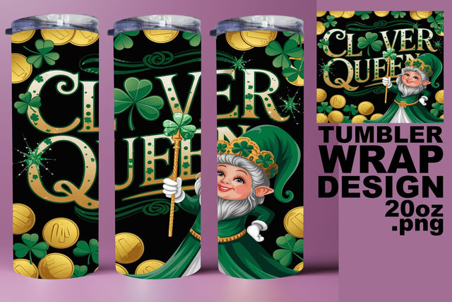 easy-to-use PNG for gifts! , Unique tumbler design, St Patrick Sublimation HoodArtCraft 