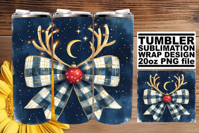 Easy-to-use PNG wrap, perfect for creative sublimation! , Christmas Bow Sublimation afrosvg 