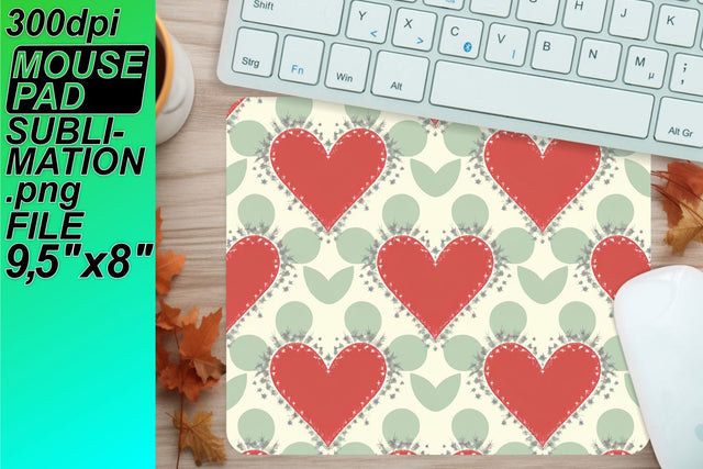 Easy-to-use sublimation templates for mouse pads! , Heart Sublimation HoodArtCraft 