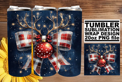 Easy-to-use wrap, perfect for your sublimation journey! , Christmas Bow Sublimation afrosvg 