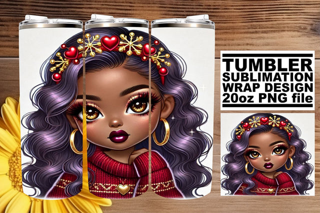 Easy-to-use wrap, perfect for your sublimation journey! , Love Girl Sublimation afrosvg 