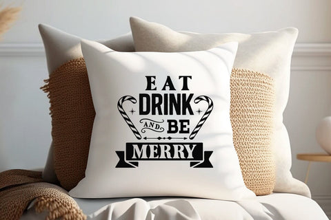 Eat Drink And Be Merry SVG Angelina750 