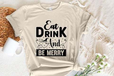 Eat Drink And Be Merry SVG Angelina750 