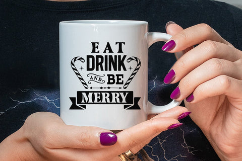 Eat Drink And Be Merry SVG Angelina750 