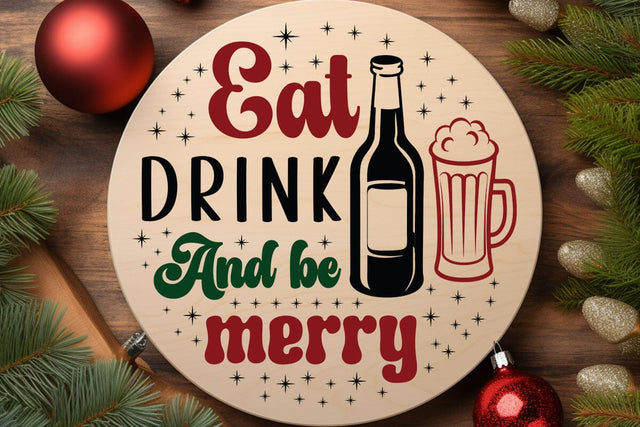 Eat drink and be merry SVG Angelina750 
