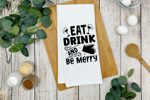 Eat drink and be merry SVG Design SVG Regulrcrative 