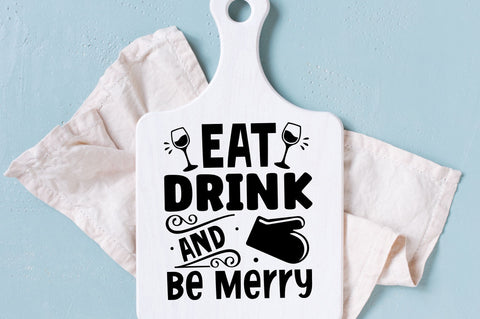 Eat drink and be merry SVG Design SVG Regulrcrative 