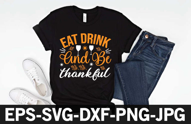 eat drink and be thankful svg SVG designer krishna 