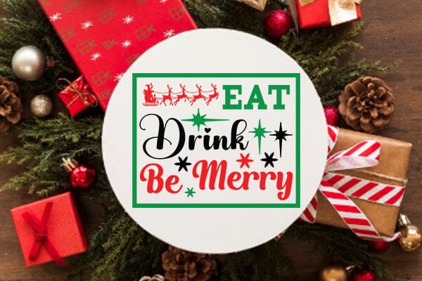Eat Drink Be Merry 2 SVG Angelina750 