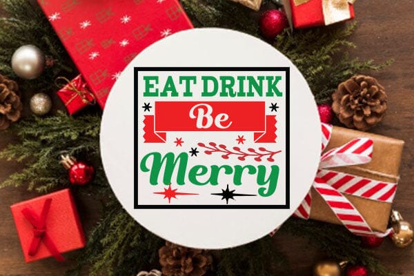 Eat Drink Be Merry SVG Angelina750 