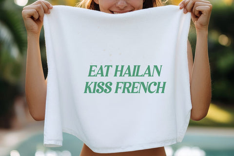 eat hailan kiss french SVG Angelina750 