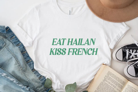 eat hailan kiss french SVG Angelina750 