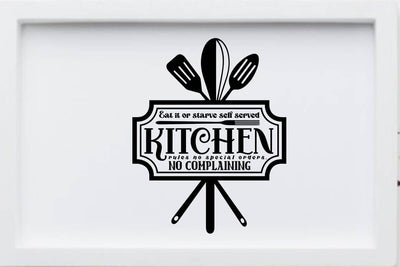 Eat it or starve self served kitchen rules no special orders no complaining SVG Angelina750 