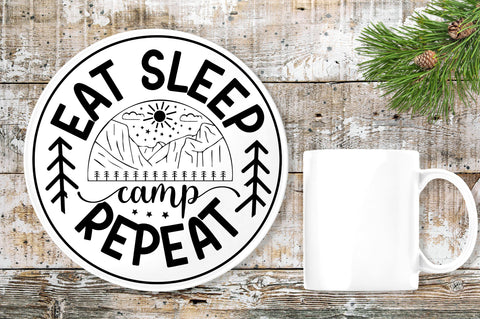 Eat sleep camp repeat SVG Design SVG Regulrcrative 