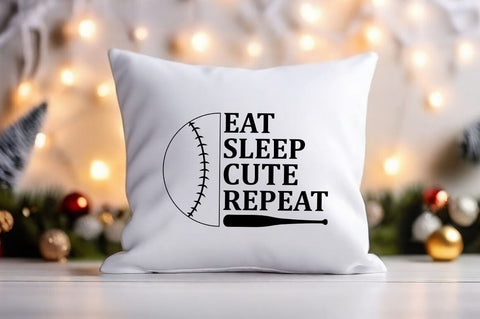 Eat sleep cute repeat SVG Design SVG Designangry 