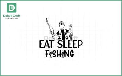 Eat Sleep Fishing SVG – Reel Life Eat Sleep Fishing SVG PNG &EPS V11 SVG dahukdesign 