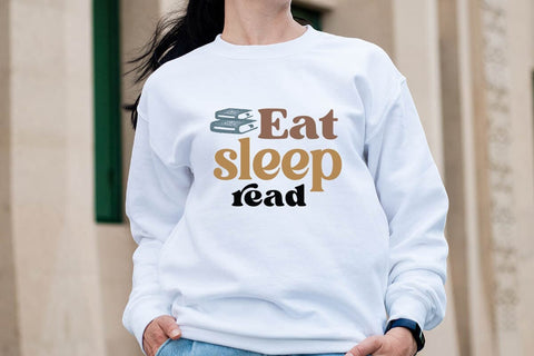 Eat Sleep Read SVG Angelina750 