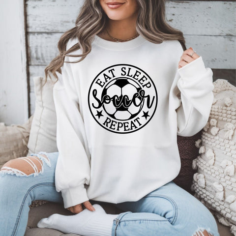 Eat sleep soccer repeat svg | soccer ball svg | soccer svg, png, dxf | soccer shirt svg | soccer quotes | soccer clipart | cricut cut files SVG TonisArtStudio 