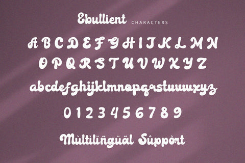 Ebullient - Rough Script Font Alpaprana Studio 