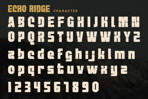 Echo Ridge - Display Sans Font Alpaprana Studio 