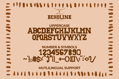 Echoline Font Dm Letter Studio 