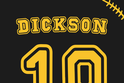 Echoline Varsity Font Dm Letter Studio 