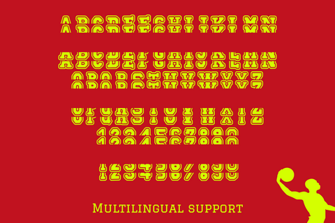 Echoline Varsity Stacked Monogram Font Dm Letter Studio 