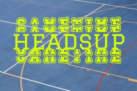 Echoline Varsity Stacked Monogram Font Dm Letter Studio 