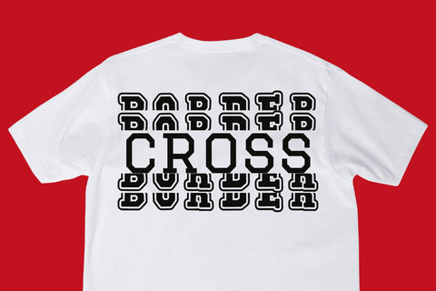 Echoline Varsity Stacked Monogram Font Dm Letter Studio 