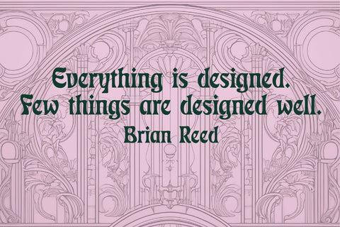 Eckmann Moderne Elegant Art Nouveau Font Font FontDuo 