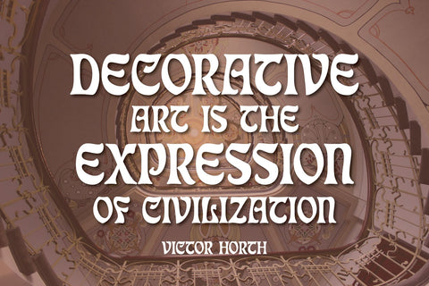 Eckmann Moderne Elegant Art Nouveau Font Font FontDuo 