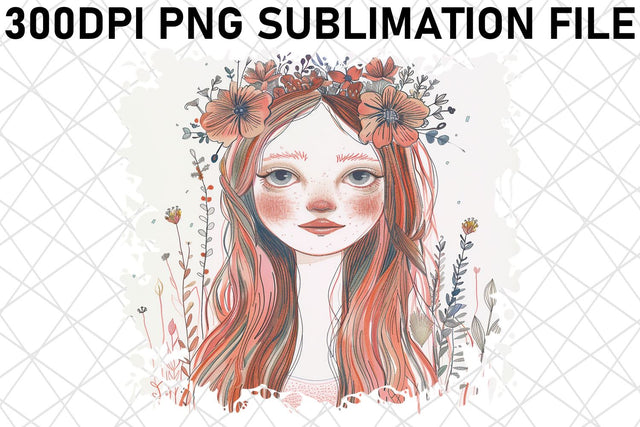 Eclectic Lady PNG Design - Sublimation Sublimation afrosvg 