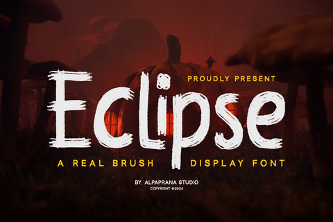 Eclipse - Display Font Font Alpaprana Studio 