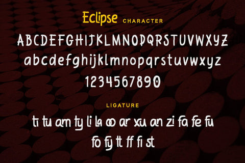 Eclipse - Display Font Font Alpaprana Studio 