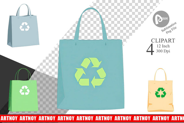 Eco Bag Clipart Sublimation artnoy 