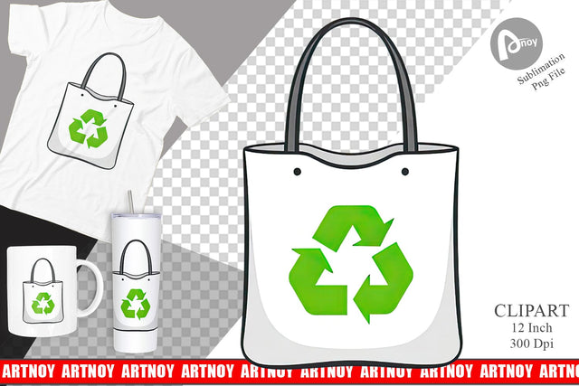 Eco Bag Clipart Sublimation artnoy 