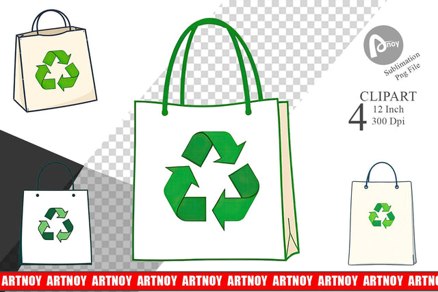 Eco Bag Clipart Sublimation artnoy 