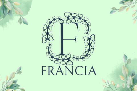 Eden Loop Monogram Font Dm Letter Studio 