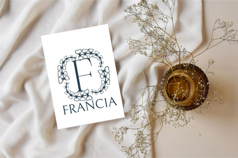 Eden Loop Monogram Font Dm Letter Studio 